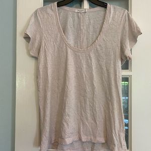 Rag & Bone Pale Pink T-Shirt Medium